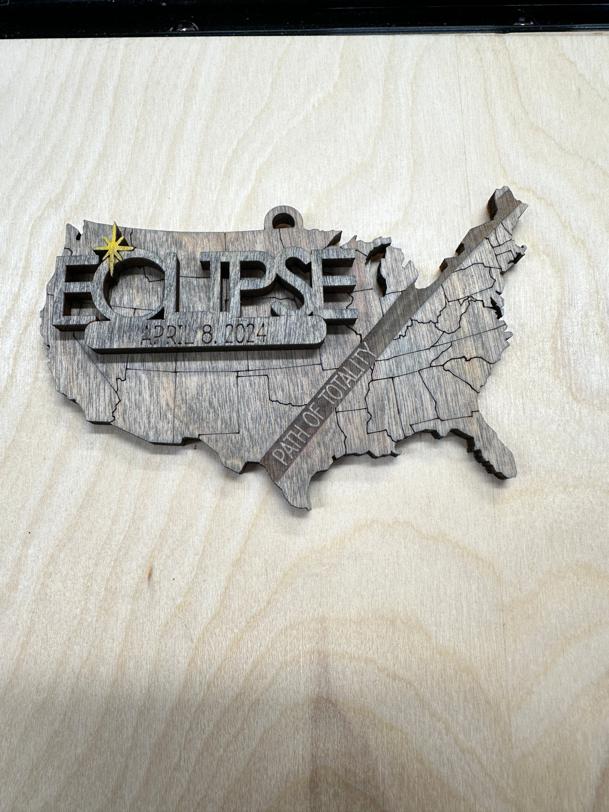United States Totality Solar Eclipse ornament or magnet