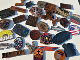 Custom Leather / Leatherette Patches - Genuine Leather, Leatherette, UV, Heat Adhesive, Hook and Loop, Stitched