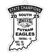 South Putnam Eagles STATE CHAMPS 2025 Ornament or Keychain - SOPT High School