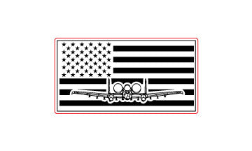 A-10 American Flag - Hat Patch