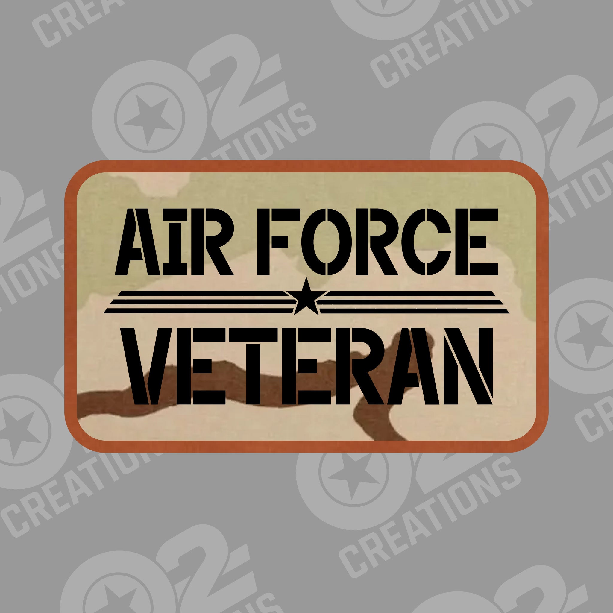 Air Force Veteran / Alumni / Retired  - Hat Patch