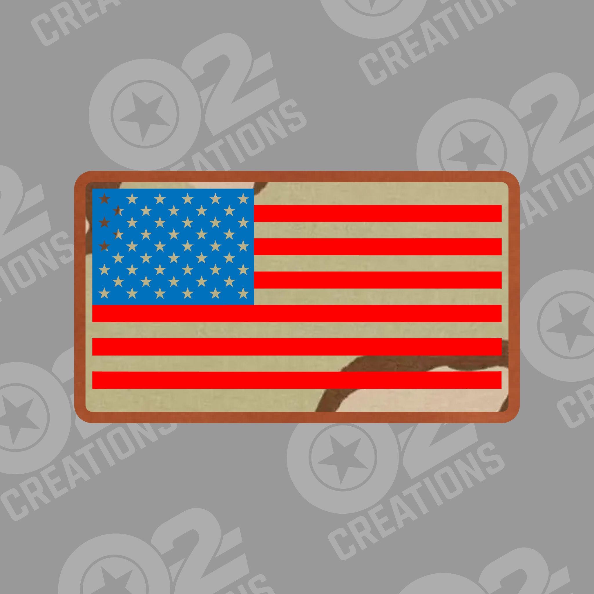 American Flag - Hat Patch