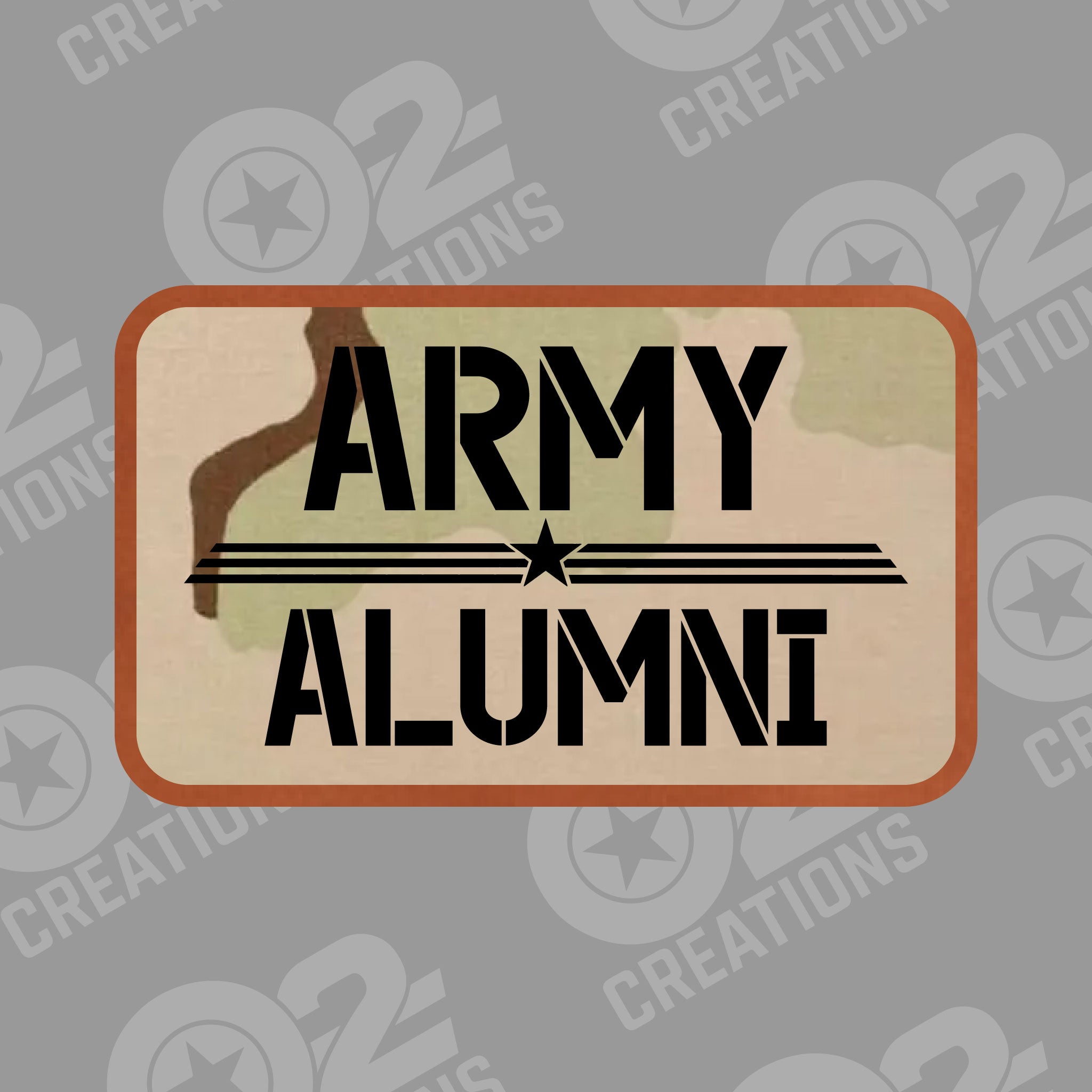 Army Veteran / Alumni / Retired  - Hat Patch