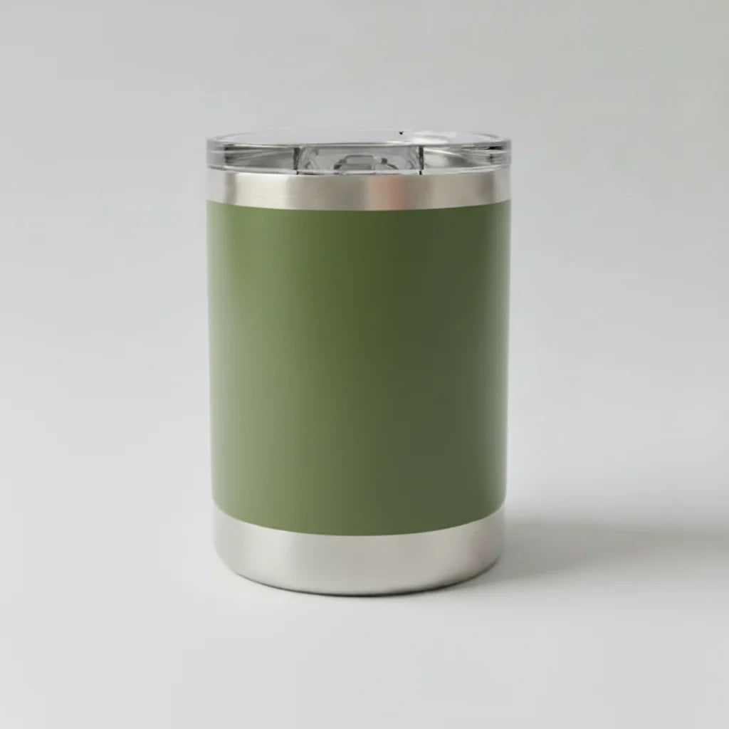 10oz Lowball Tumber - Army Green