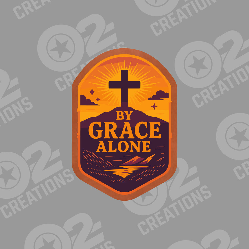 By Grace Alone - Hat Patch