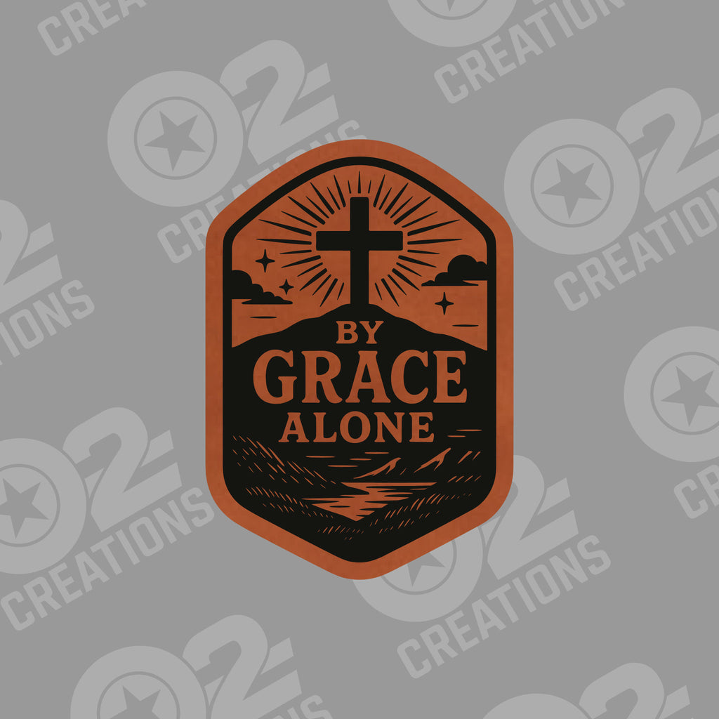 By Grace Alone - Hat Patch