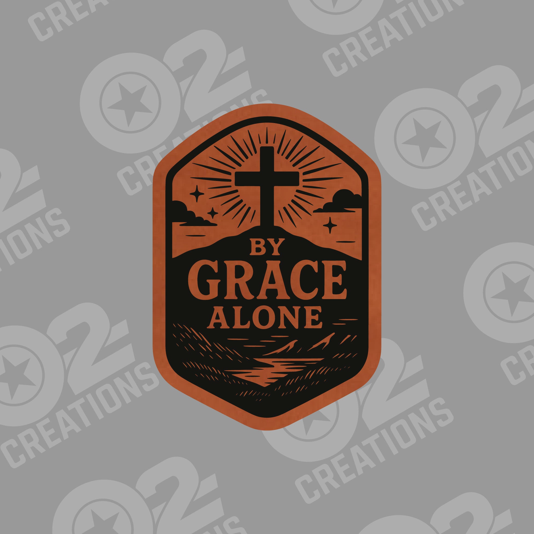 By Grace Alone - Hat Patch