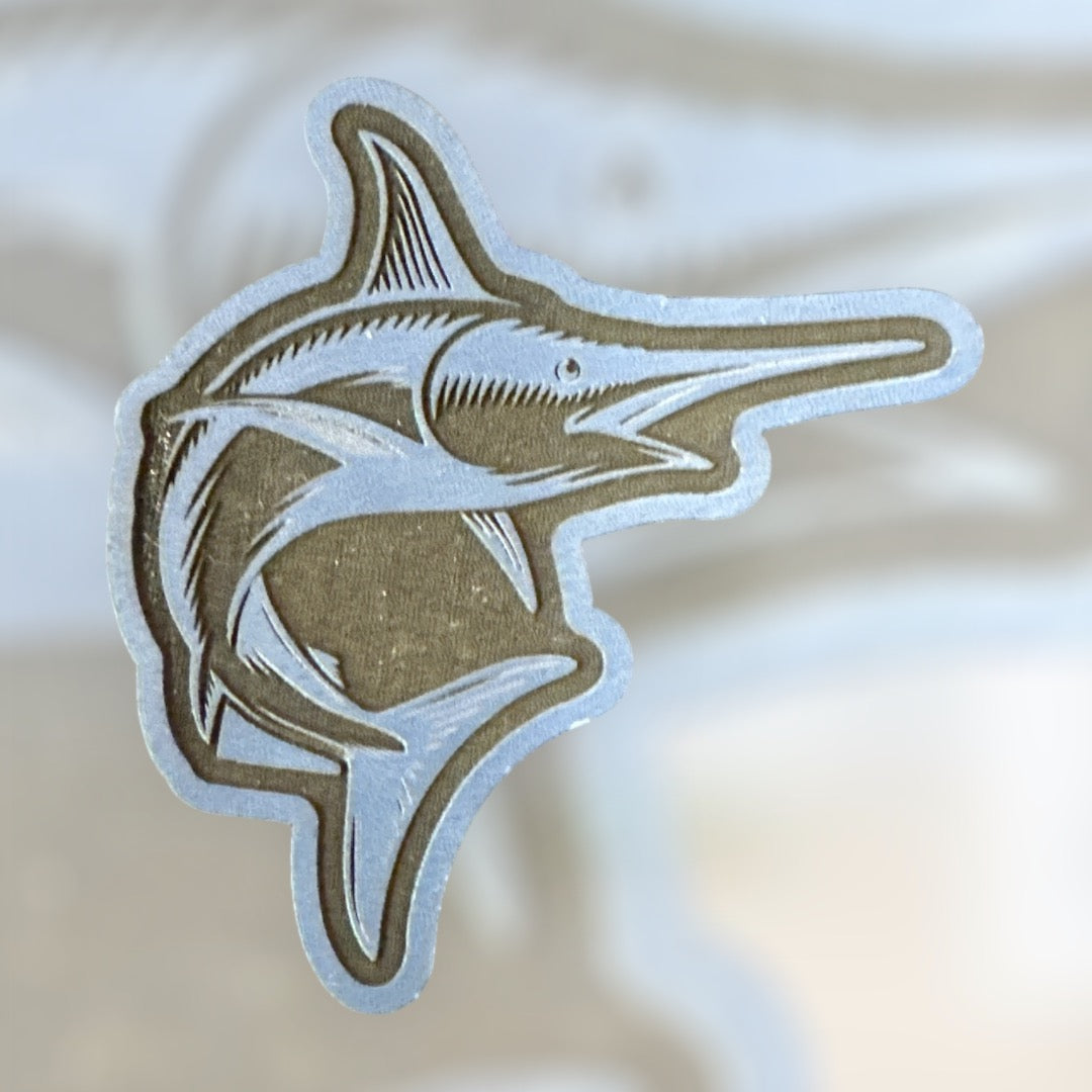 Marlin American Flag - Hat Patch