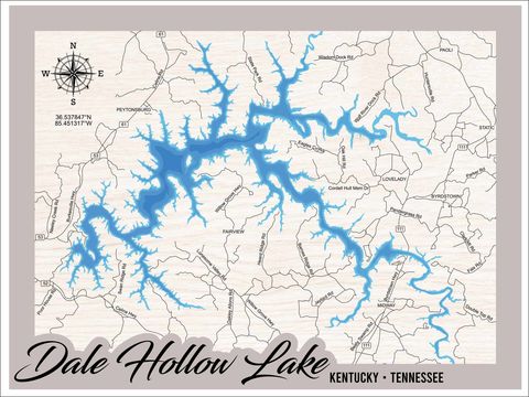 Dale Hallow Lake,  Kentucky Tennessee