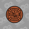 Firefighter Maltese Cross - Hat Patch