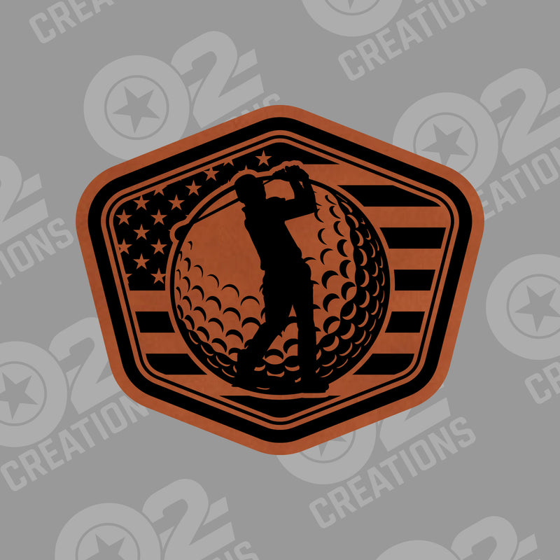 Golf American Flag