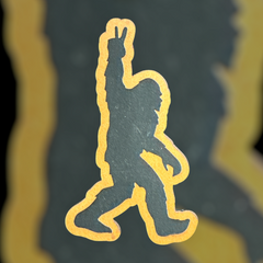 Sasquatch - Peace -  Hat Patch