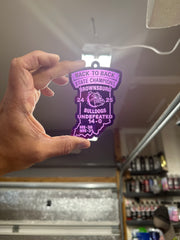 Back to Back STATE CHAMPS 2025 Ornament or Keychain - Brownsburg High School