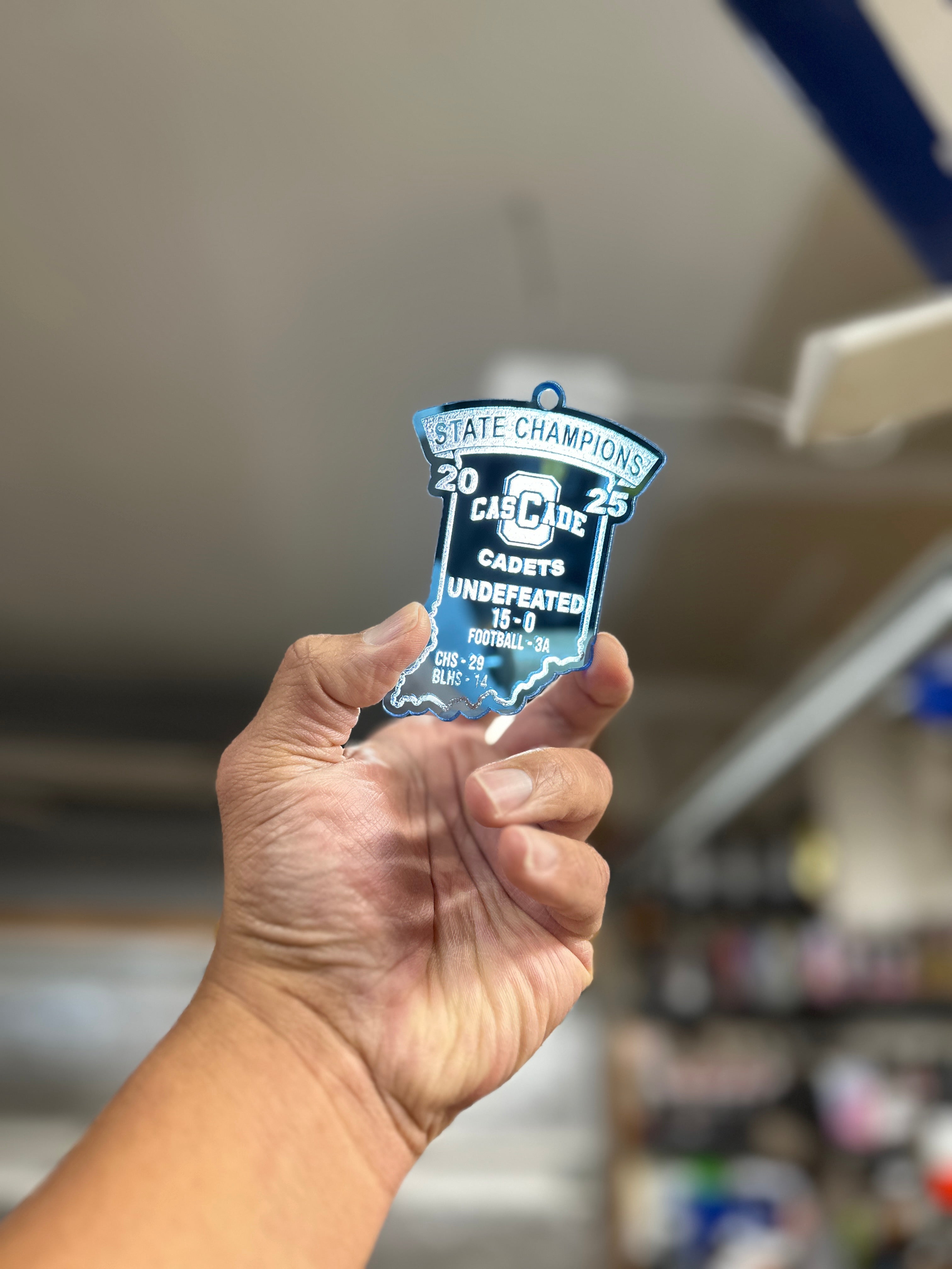 South Putnam Eagles STATE CHAMPS 2025 Ornament or Keychain - SOPT High School