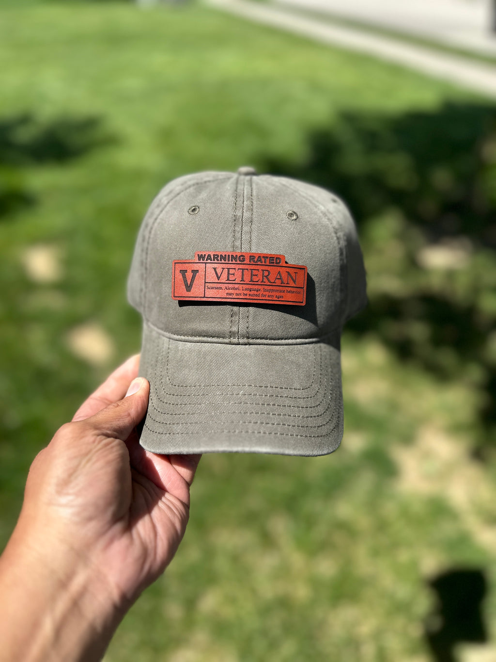 Rated V for Veteran  - Hat Patch