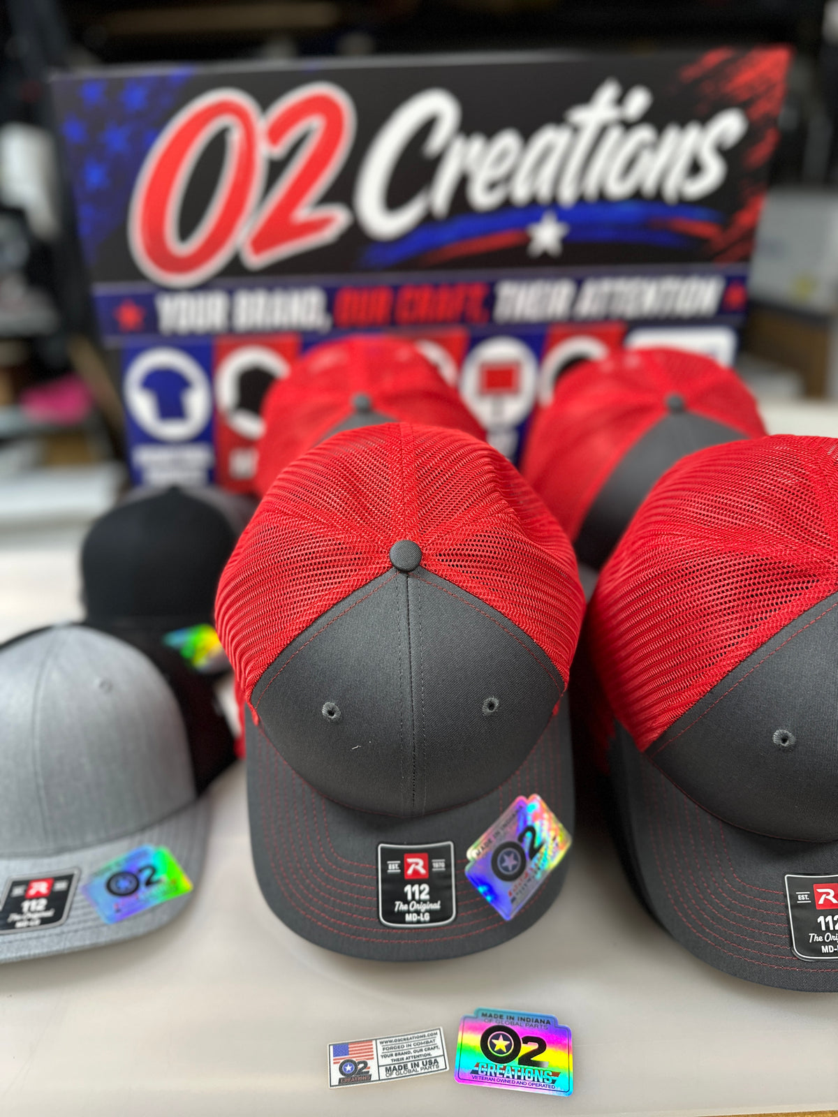Custom Die-Cut Holographic Hang Tags &amp; Brim Tags