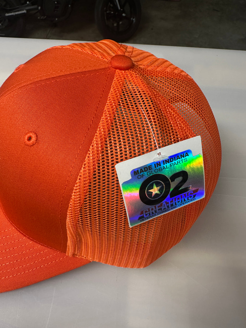 Custom Die-Cut Holographic Hang Tags &amp; Brim Tags