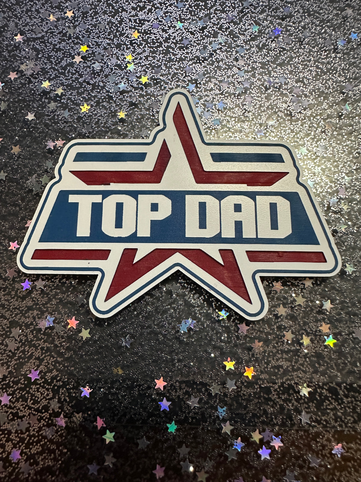 Top Dad Star - Hat Patch