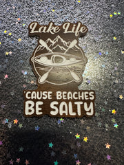 Lake Life, Beaches be Salty - Hat Patch