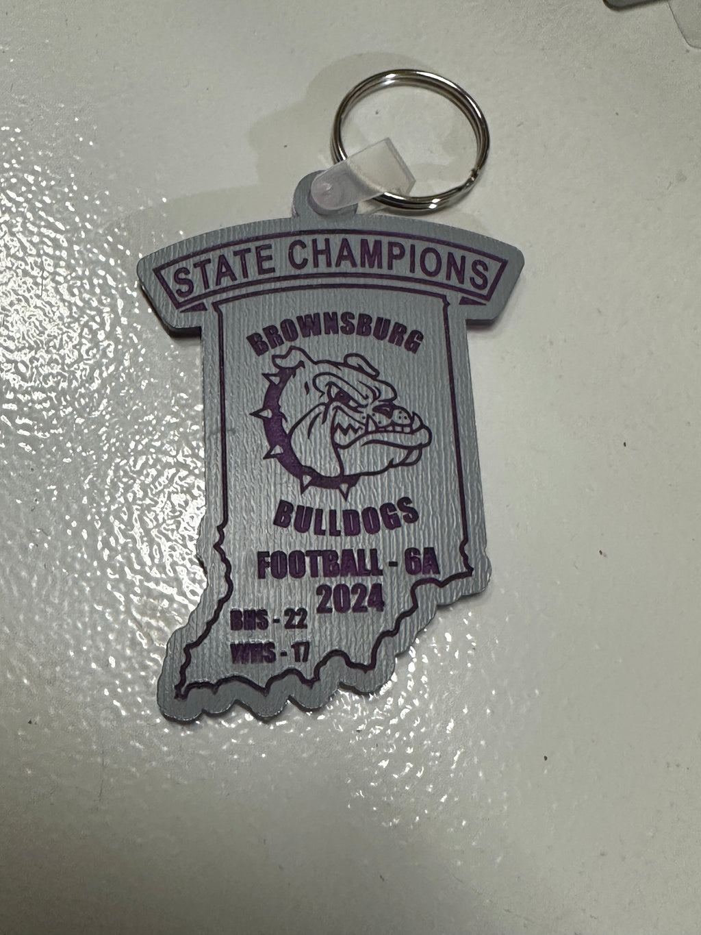 Back to Back STATE CHAMPS 2025 Ornament or Keychain - Brownsburg High School