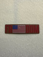 FREEDOM -  American Flag -  Hat Patch