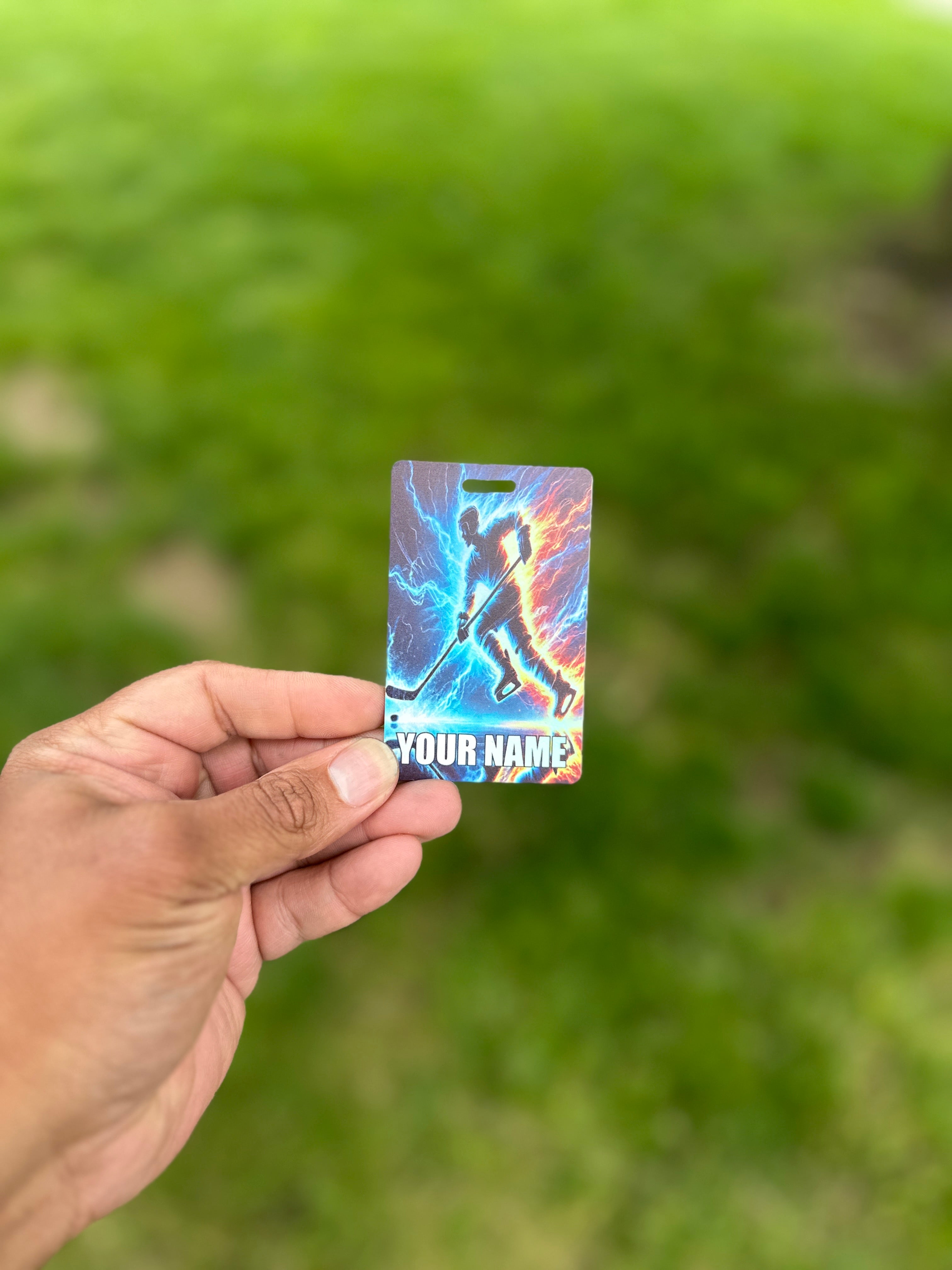 Personalized Bag/Luggage Tag: Custom Bag ID for Athlete Travel Bags & Gear