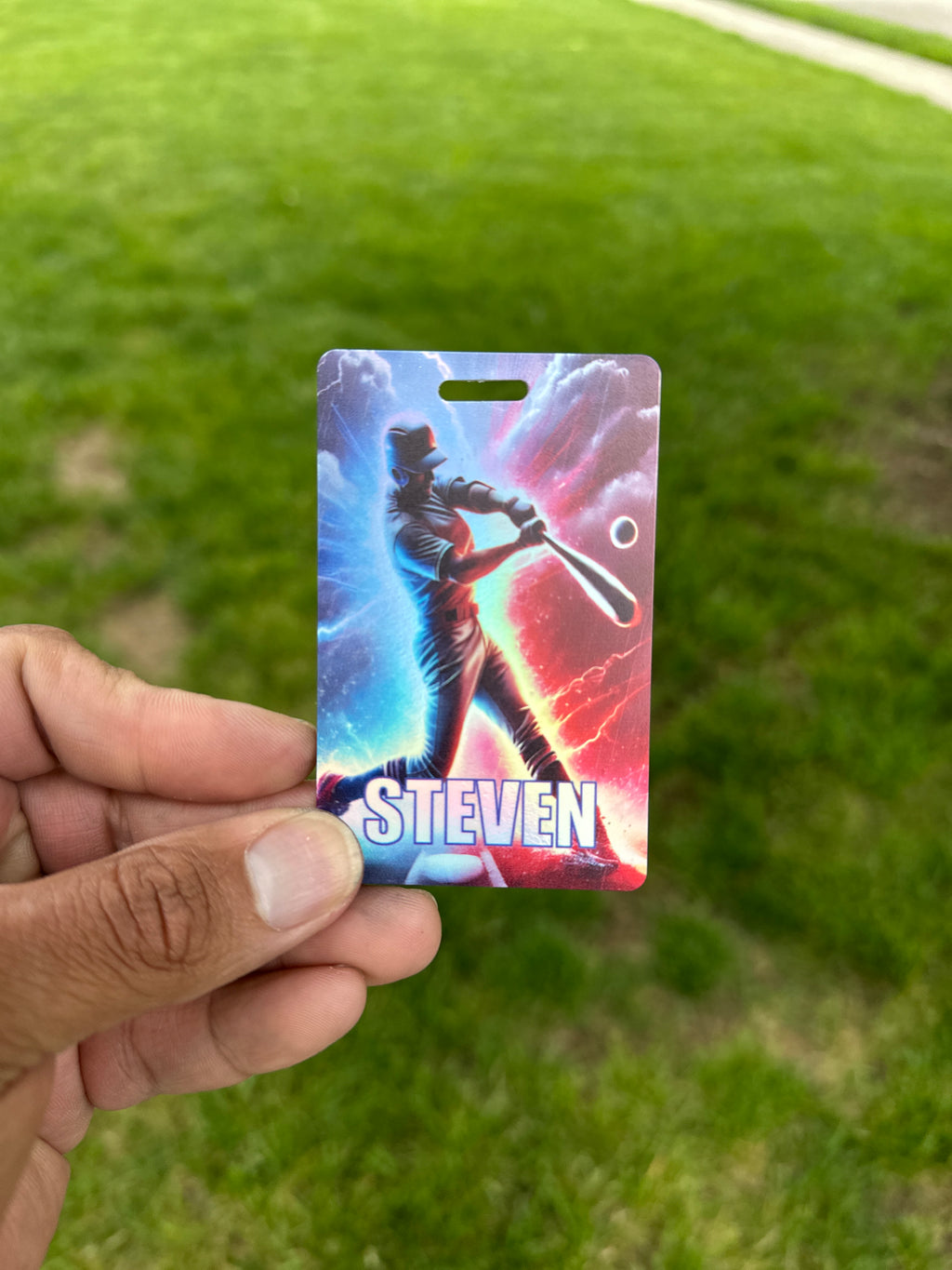 Personalized Bag/Luggage Tag: Custom Bag ID for Athlete Travel Bags & Gear