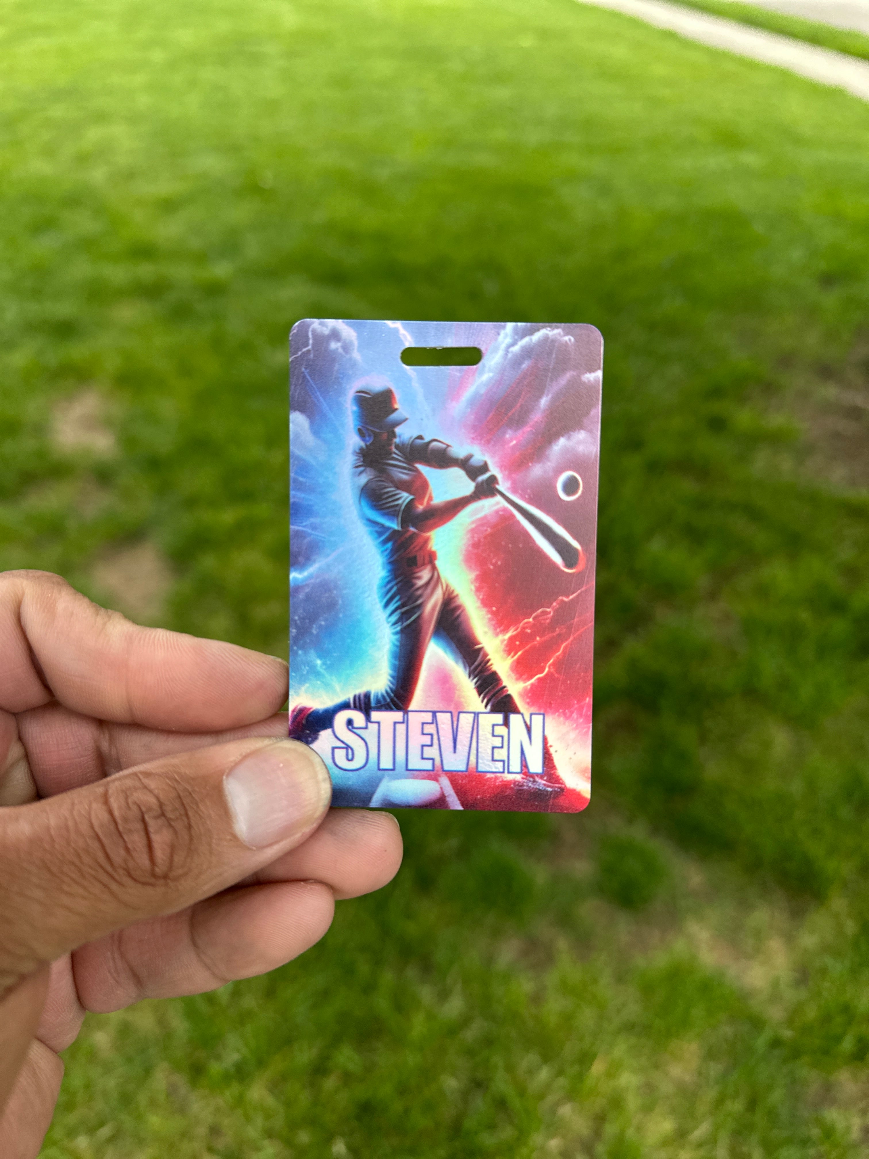 Personalized Bag/Luggage Tag: Custom Bag ID for Athlete Travel Bags & Gear