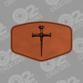 Nail Cross - Hat Patch