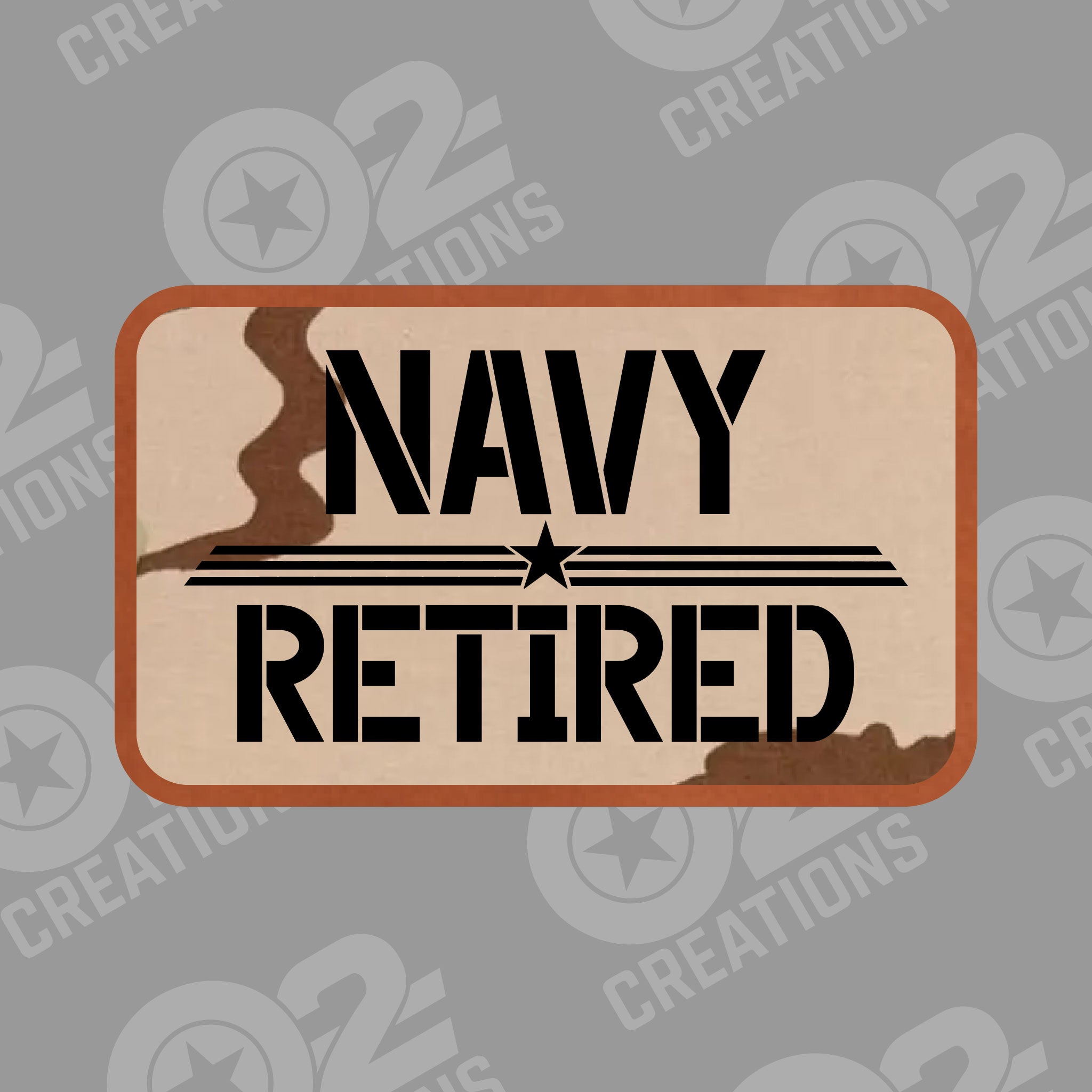 Navy Veteran / Alumni / Retired  - Hat Patch