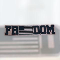 FREEDOM -  American Flag -  Hat Patch