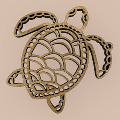 Sea Turtle - The Journey - Story Card Ornament