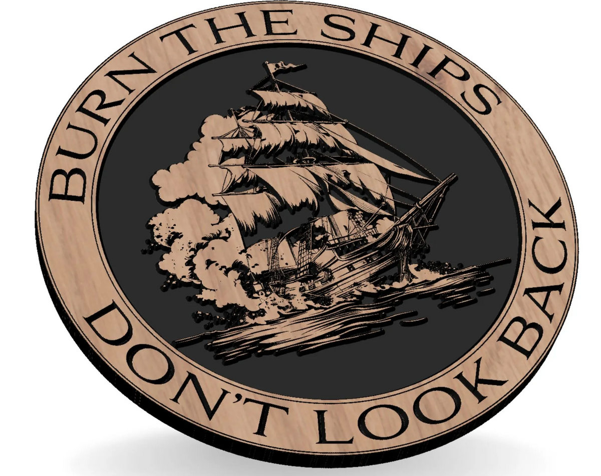 Burn the Ships - Hat Patch