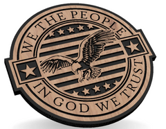 We The People Eagle - Hat Patch