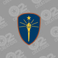 Indiana State Flag Shield - Hat Patch