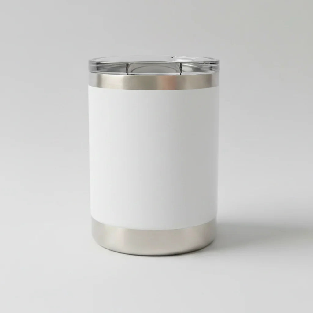 10oz Lowball Tumber - White