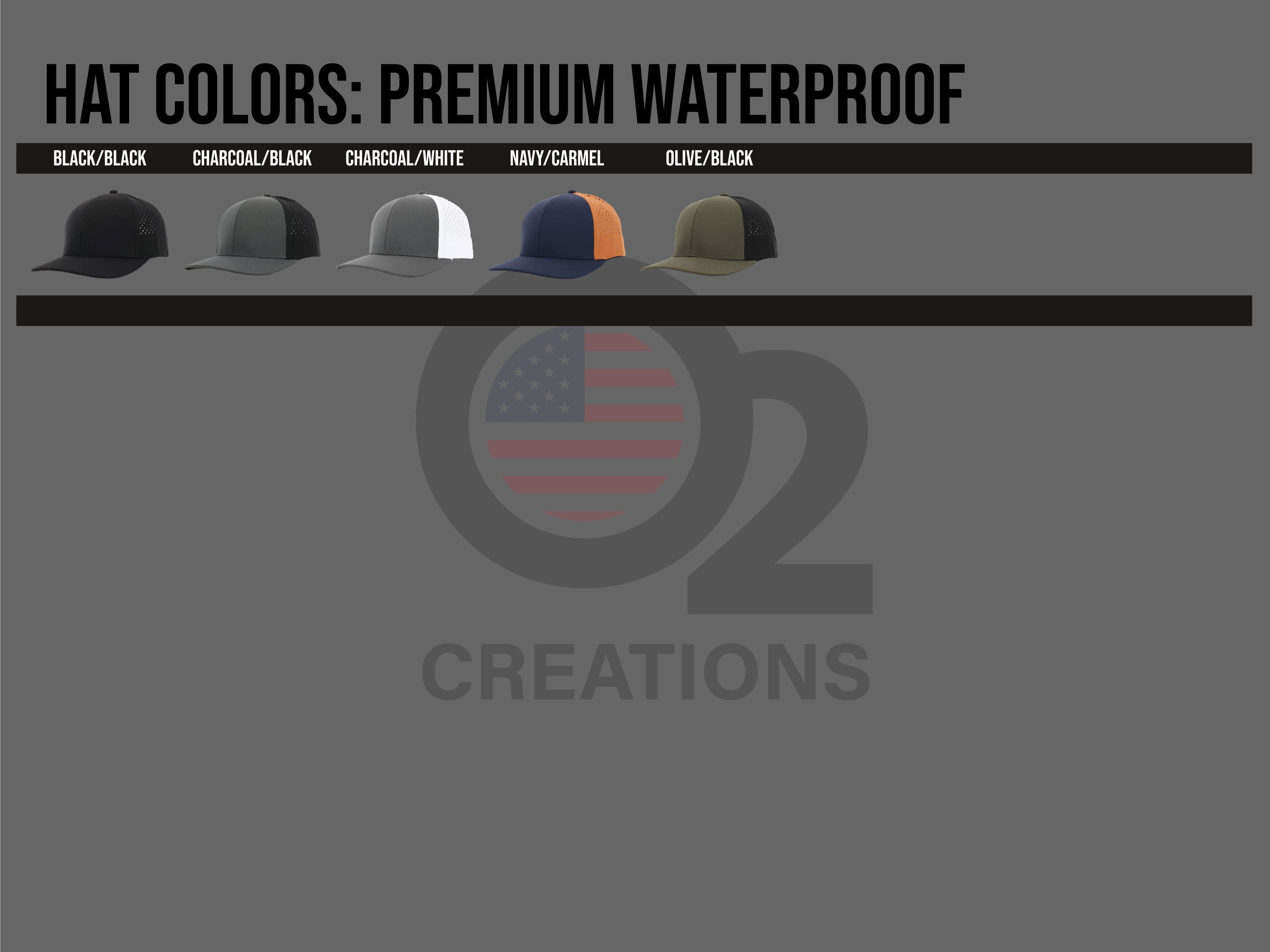 1776 American Flag -  Hat Patch