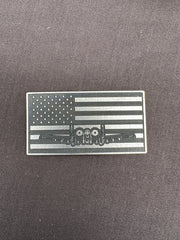 American Flag with A-10, Flexfit hat