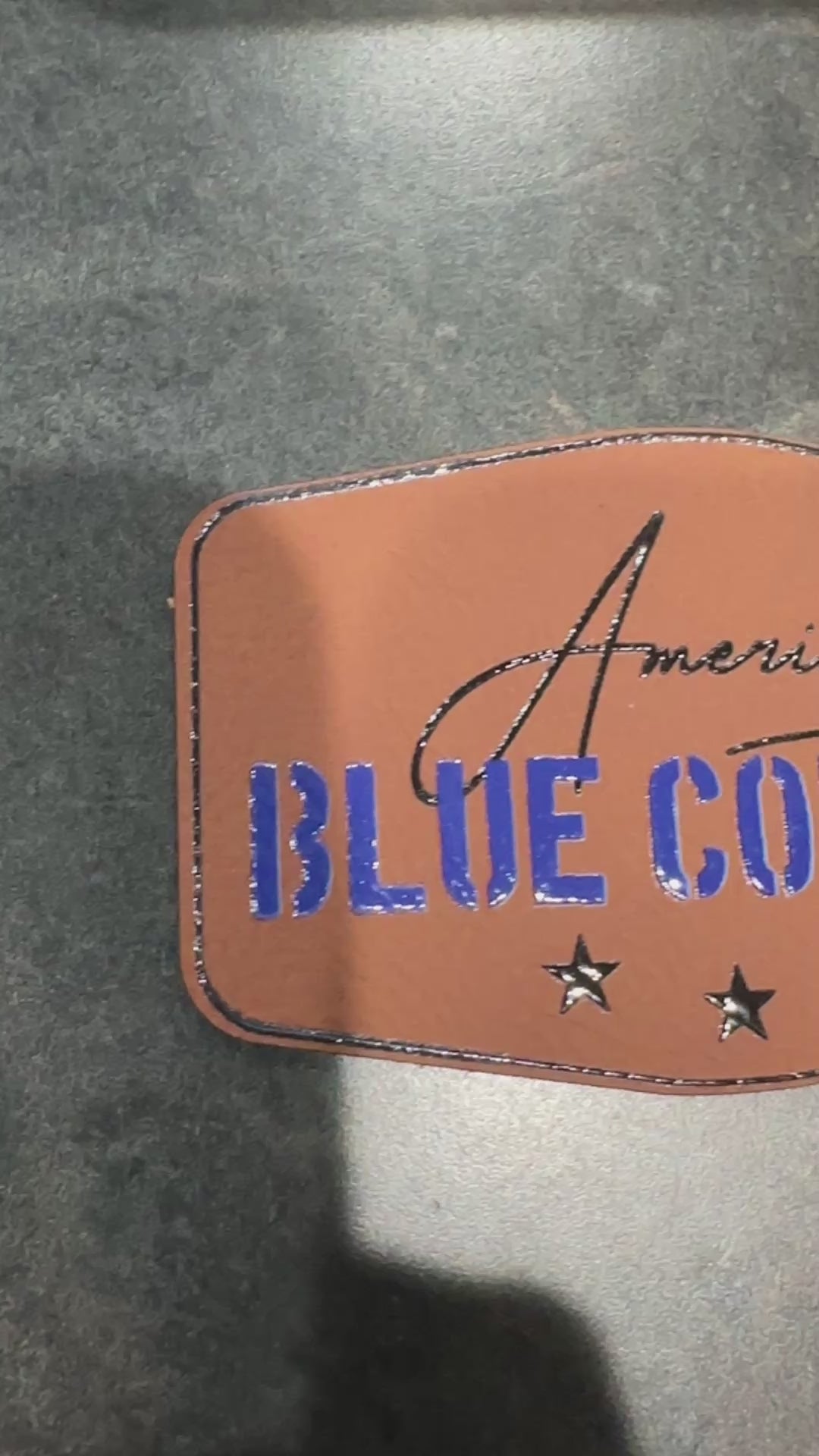 American Blue Collar -  Hat Patch